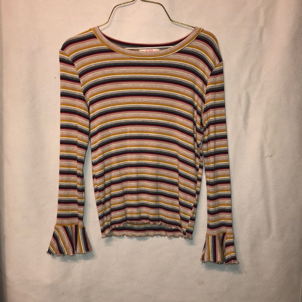 Multi colored GB Girls long sleeve blouse.